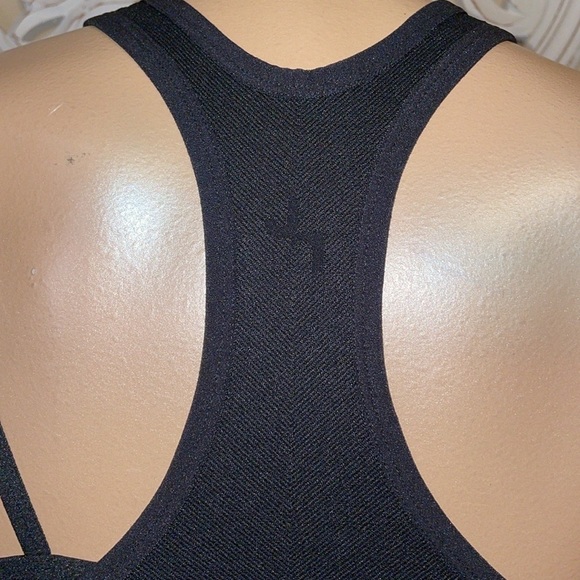 JoyLab women’s large sports bra double layer black seamless high neck NWT - Picture 6 of 11